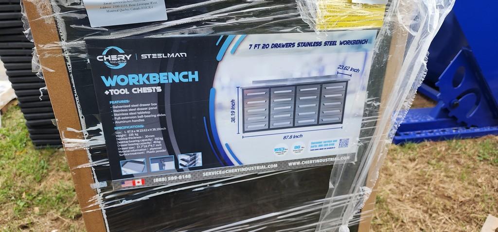 New Steelman 7' Work Bench