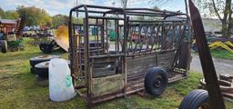 Pull Cattle Head Catch