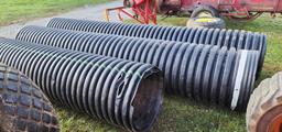 3-pcs. 24" Black Culvert Pipe