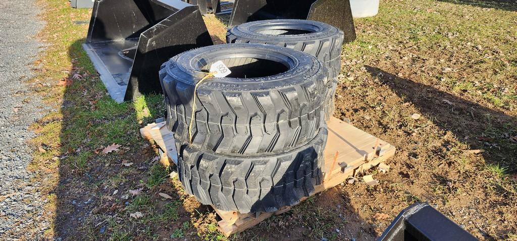 New 4-Forerunner 12-16.5 Skidloader Tires