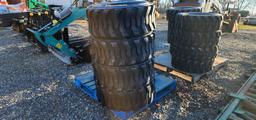 New 4-Forerunner 12-16.5 Skidloader Tires