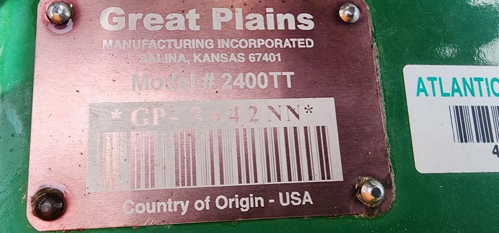 2009 Great Plains 2400TT 24' Turbo Till (NICE)