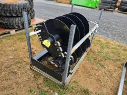 New JCT Skidloader Post Hole Digger