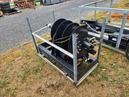 New JCT Skidloader Post Hole Digger