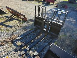 New Kivel 4200 lb Skidloader Forks