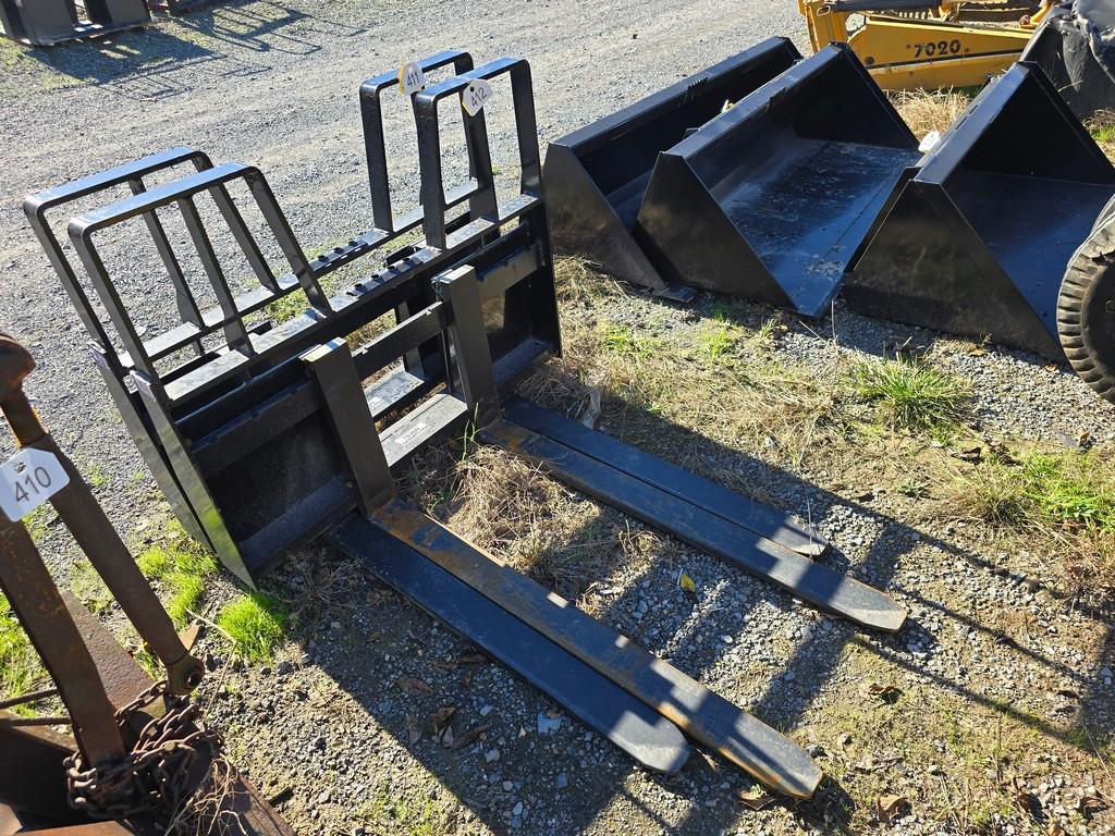 New Kivel 4200 lb Skidloader Forks