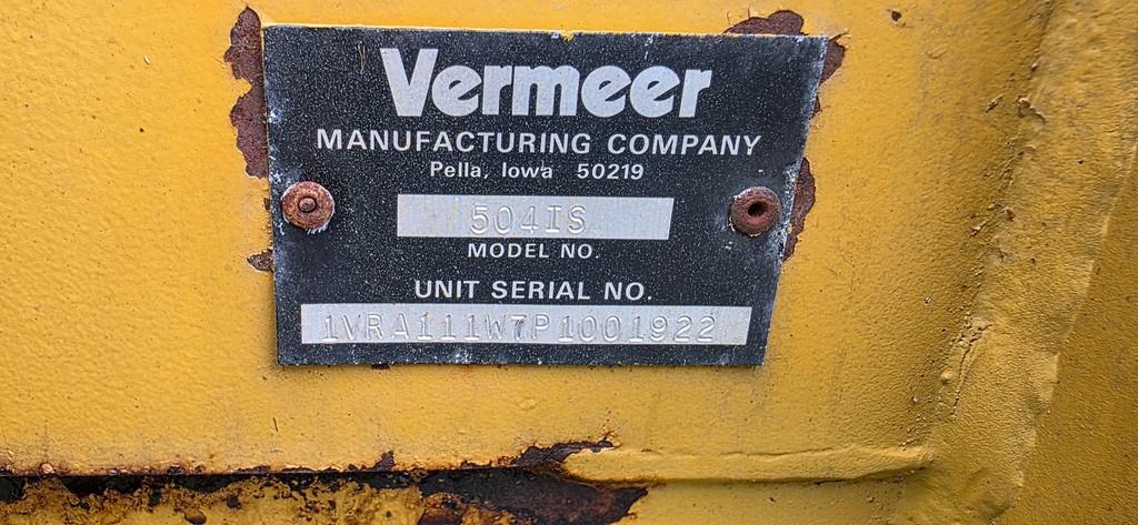 Vermeer 504IS Round Baler