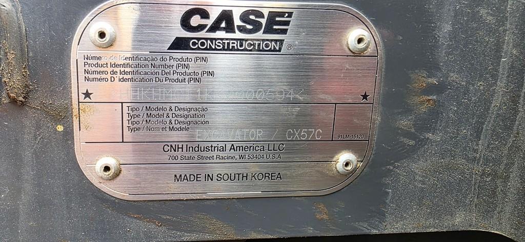 2019 Case CX57C Midi Excavator (RIDE AND DRIVE) (NICE)