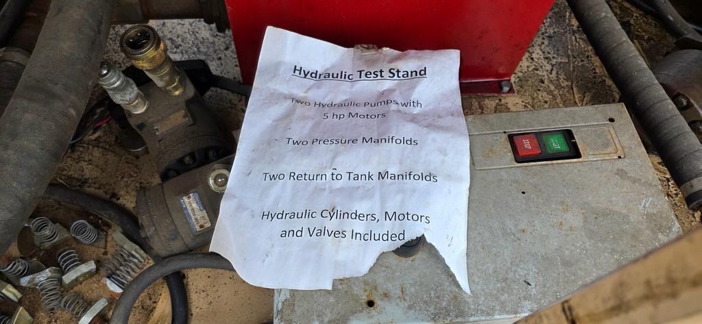 Hydraulic Test Table