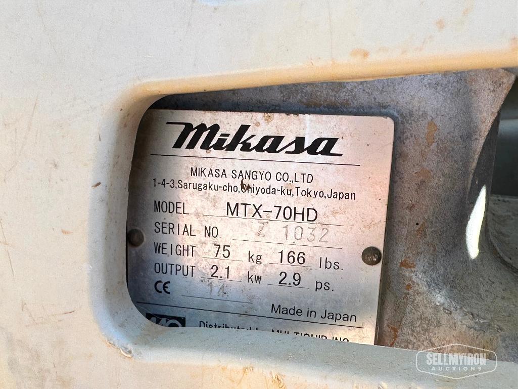 Multiquip Mikasa MTX-70HD Plate Compactor [YARD 4 - CA]