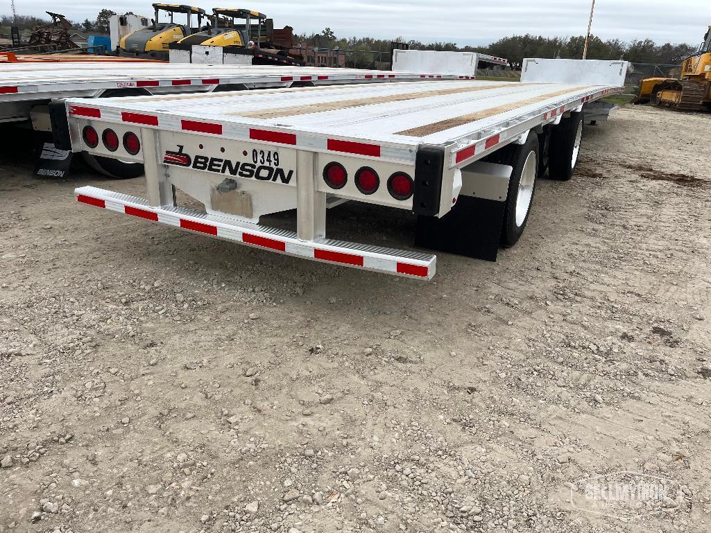 2023 Transcraft Benson 53ft FLDPBAL All Aluminum Spread Axle T/A Step Deck Trailer [YARD 1]