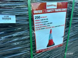 Unused 2024 Qty of 250 Safety Highway Cones [YARD 2]