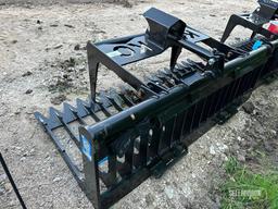 Unused Kit Containers 76in Skeleton Grapple Bucket Skid Steer Attachment [YARD 2]