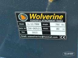 Unused Wolverine LL-12-78W Land Leveler Skid Steer Attachment [YARD 2]