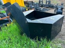 Unused 3/4 Cu Yd Concrete Bucket Skid Steer Attachment [YARD 2]