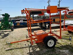 2018 Work Area Protection Corp VSL Variable Speed Limit Sign S/A Sign Board Trailer [YARD 2]