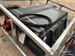 Unused 2025 WIG XN-FB01-72 Box Broom Sweeper Skid Steer Attachment [YARD 1]