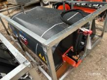 Unused 2025 WIG XN-FB01-72 Box Broom Sweeper Skid Steer Attachment [YARD 1]