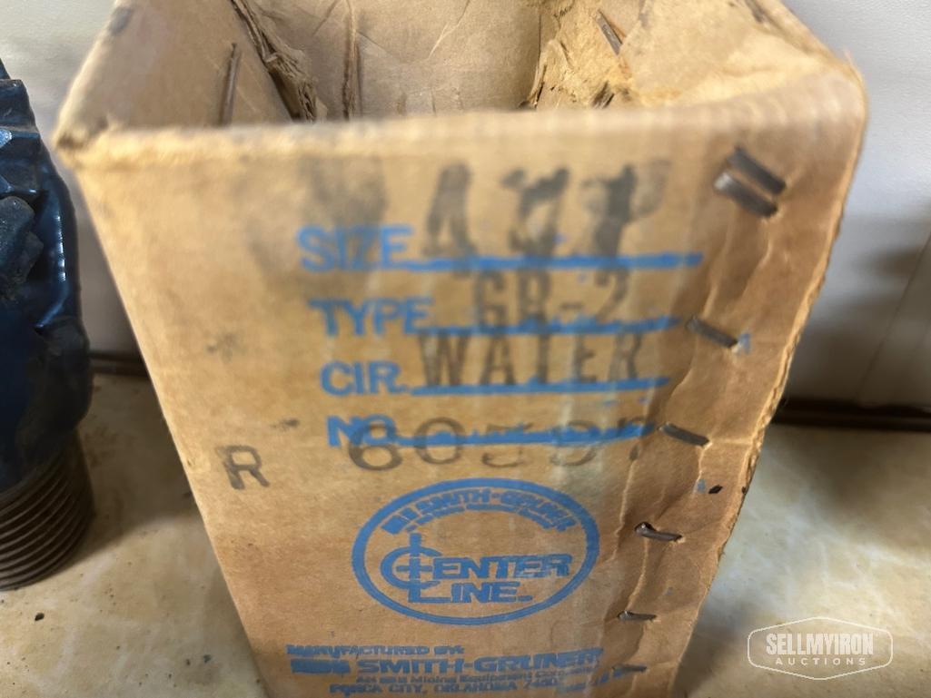(4) Unused 4-1/2in Smith Gruner Milled Tooth Tricone Rock Drill Bit