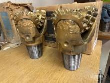 (2) Unused 6-1/4in Smith Gruner OFM Milled Tooth Tricore Rock Drill Bit