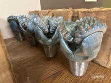 (4) Unused 6-1/4in Smith Gruner OFM Milled Tooth Tricore Rock Drill Bit
