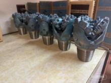 (5) Unused 4-1/4in Smith Gruner Milled Tooth Tricore Rock Drill Bit