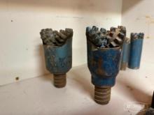 (2) Milled Tooth 2 Cone Rock Drill Bit w/ A Rod Pin