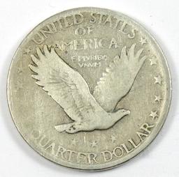 1927-D Standing Libery Quarter Dollar
