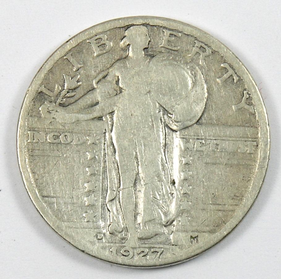 1927-D Standing Libery Quarter Dollar