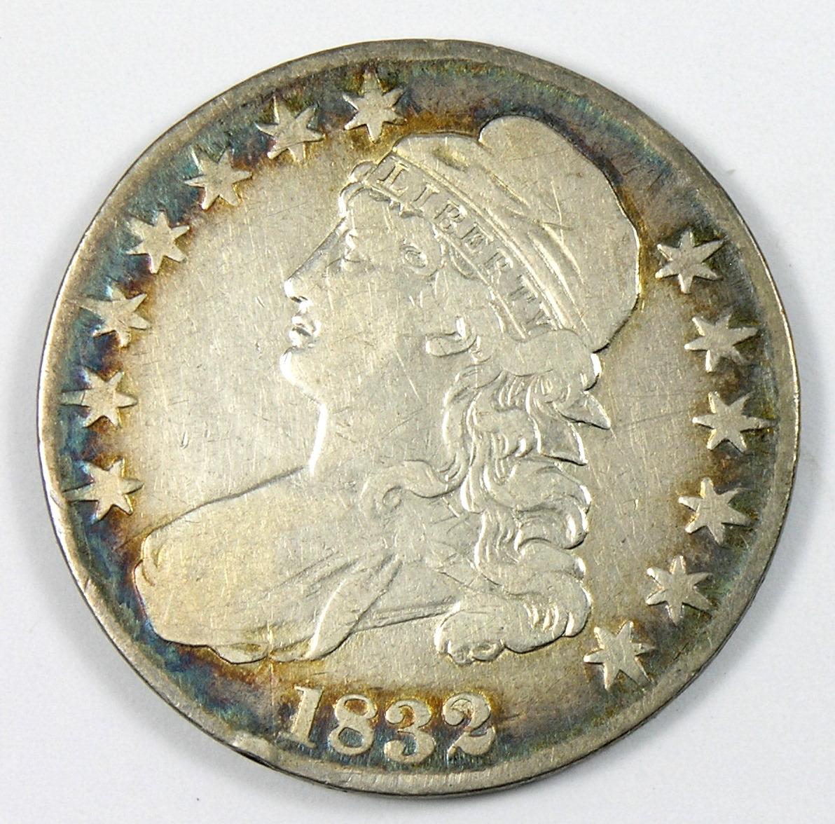 1832 Capped Bust Fifty-Cent. Large Letters