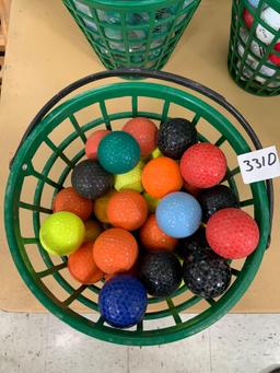Bucket of golf balls