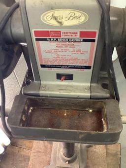 Craftsman Bench Grinder On Stand