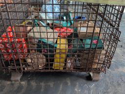 Wire crate of bearings from Fafnir, Skf, NDH, Etc