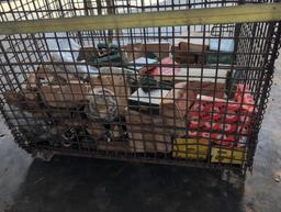 Wire crate of bearings from Fafnir, Skf, NDH, Etc