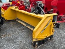 10' HLA 4203W Snow Plow W/3' Wings, 3pt (orig. Cutting Edge (Used 2 Seasons)