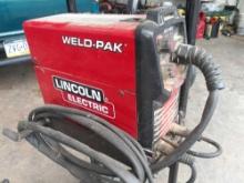 Lincoln Electric weld pack with cart 90 i Mig