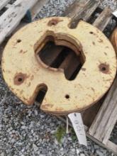 John Deere rear wheel weights by the piece X 2
