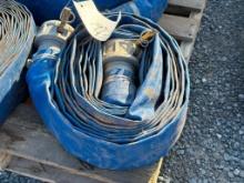 Approx. 50 Ft of 3 In. 100 PSI Lay Flat Hose