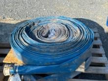 Approx. 200 Ft of 3 In. 100 PSI Lay Flat Hose