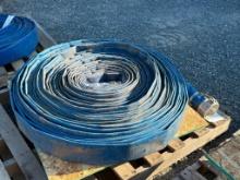 300 Ft of 3 In. 100 PSI Lay Flat Hose