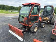 Kubota F36804X4 with 3332 hours with 62 inch angle blade with poly and cold weather cab