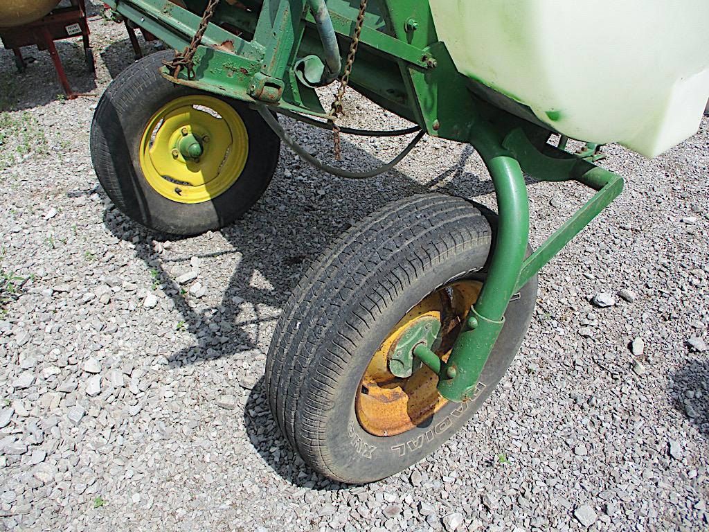 JD SPRAYER ON TRAILER