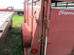 1999 CHAPARROL LIVESTOCK TRAILER