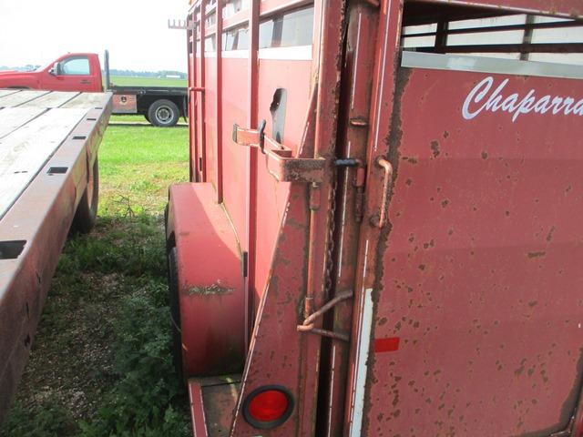 1999 CHAPARROL LIVESTOCK TRAILER