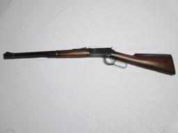 Winchester .32 WS M94 lever action repeating rifle, metal butt plate 120732