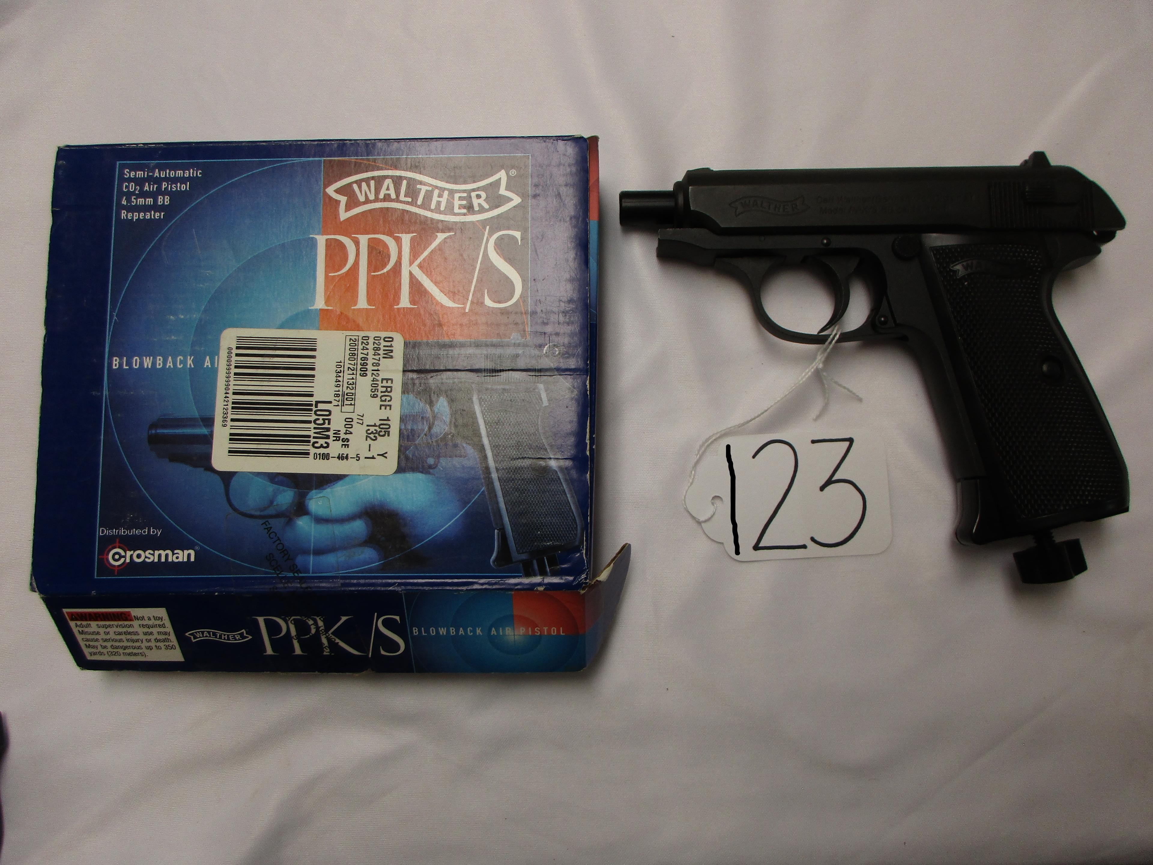 Walther Model PPK/S semi auto CO2 4.5 air pistol w/box