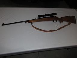 Parker-Hale .270W bolt w/Bushnell Banner .3X8 scope SN83945