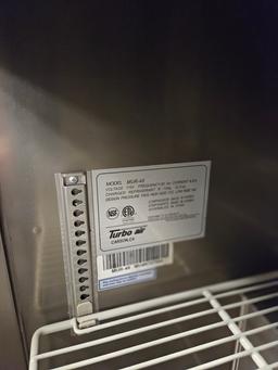 Turbo Air 2 door undercounter refrigerator