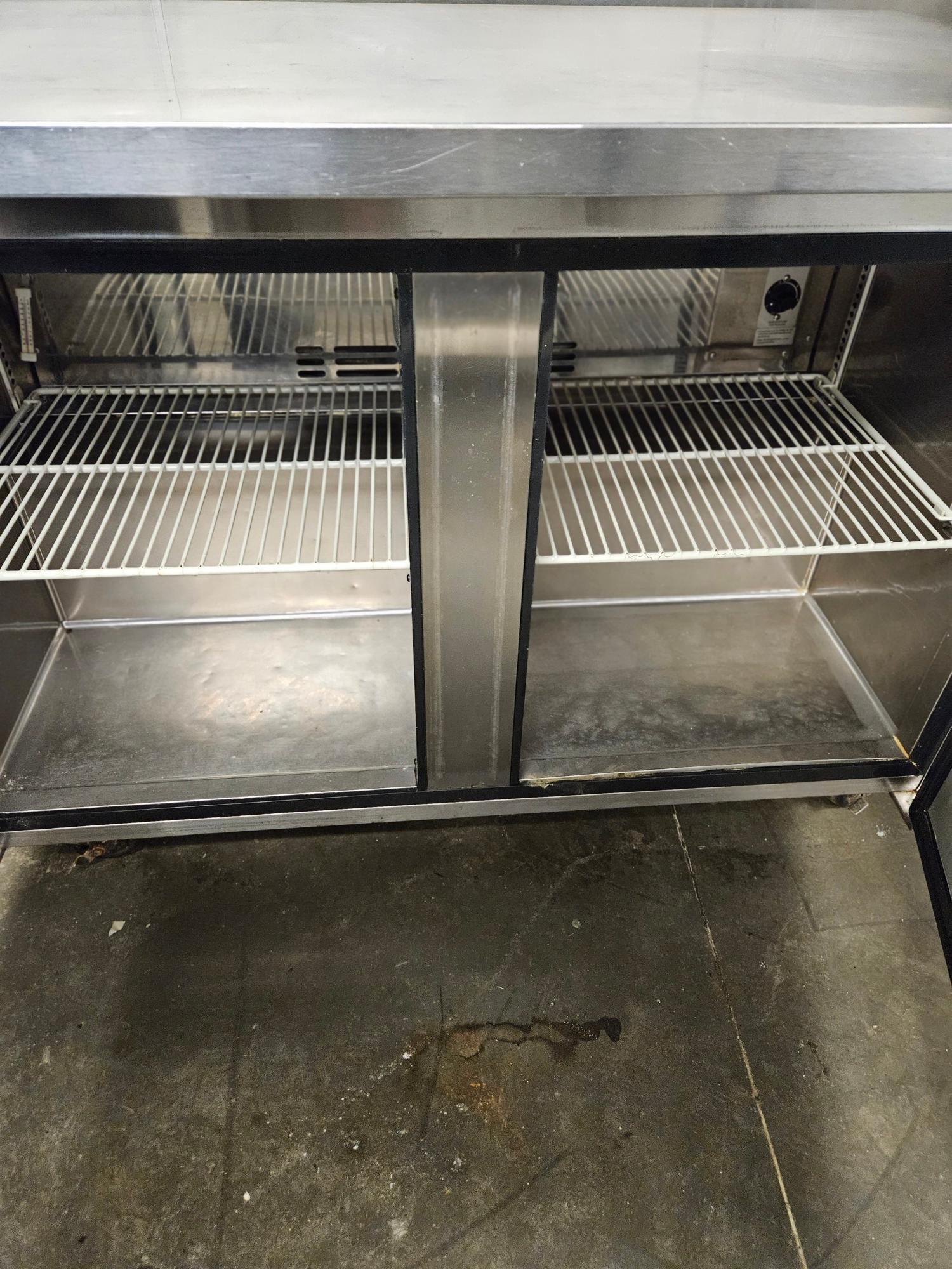 Turbo Air 2 door undercounter refrigerator