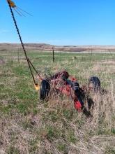 Rowse 10 ft mower-NH head, new tires
